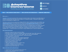 Tablet Screenshot of adaptiveconversions.co.uk